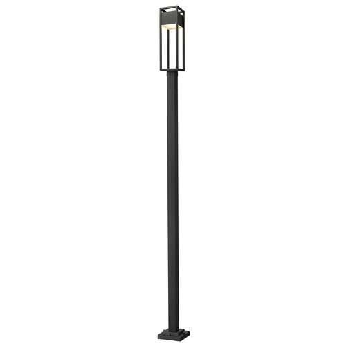 Z-Lite Barwick Black LED Post Light by Z-Lite 585PHBS-536P-BK-LED