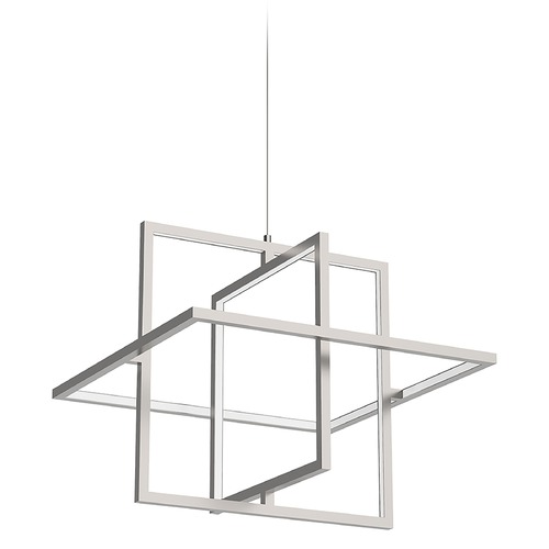 Kuzco Lighting Mondrian 19.375-Inch Adjustable LED Pendant in Brushed Nickel by Kuzco Lighting PD16320-BN