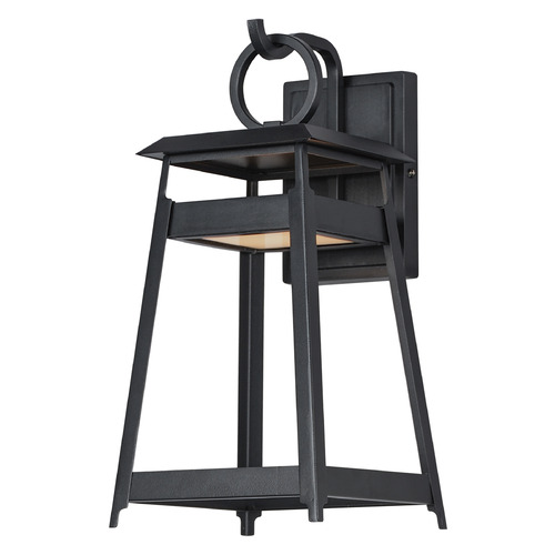 Maxim Lighting Pagoda Black LED Outdoor Wall Light