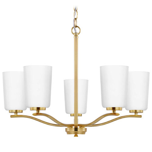 Progress Lighting Progress Lighting Adley Satin Brass Chandelier P400350-012