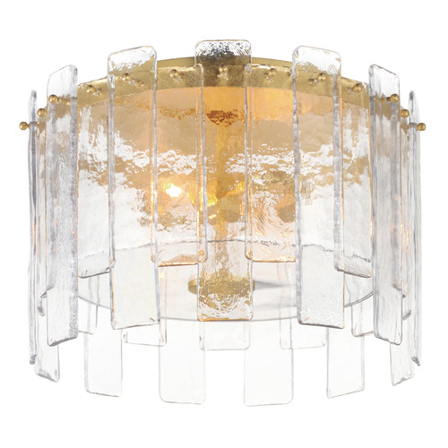 Maxim Lighting Maxim Lighting Warren Gold Leaf Flushmount Light 21832AGGL