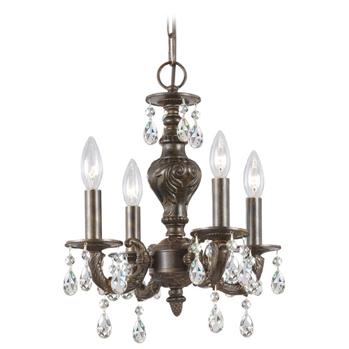 Crystorama Lighting Crystorama Lighting Paris Market Venetian Bronze Crystal Chandelier 5024-VB-CL-SAQ