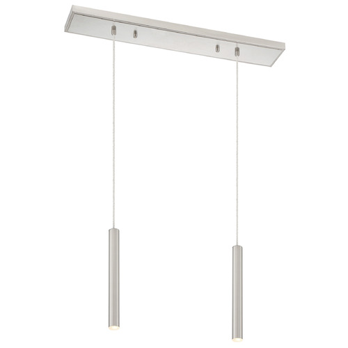 Z-Lite Forest Brushed Nickel LED Multi-Light Pendant by Z-Lite 917MP12-BN-LED-2LBN