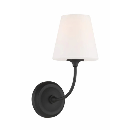 Libby Langdon Sylvan Wall Sconce in Black by Crystorama Lighting