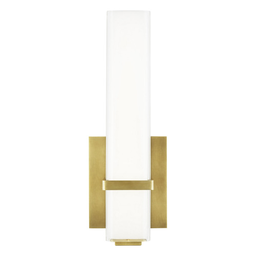 Visual Comfort Modern Collection Sean Lavin Milan 13-Inch LED Sconce in Brass by Visual Comfort Modern 700BCMLN13WNB-LED930