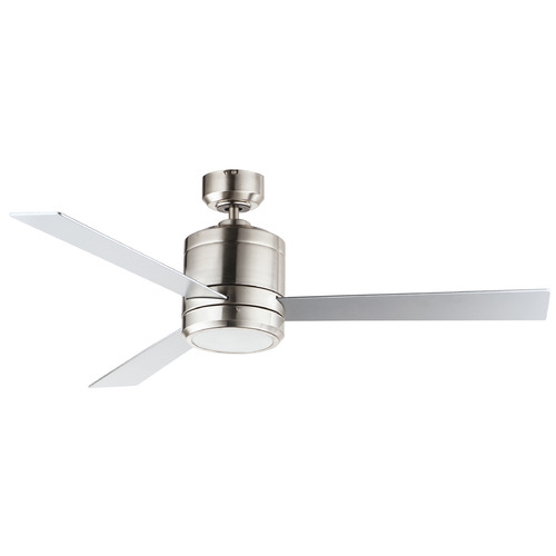 Maxim Lighting Maxim Lighting Tanker Satin Nickel LED Ceiling Fan with Light 88806SN