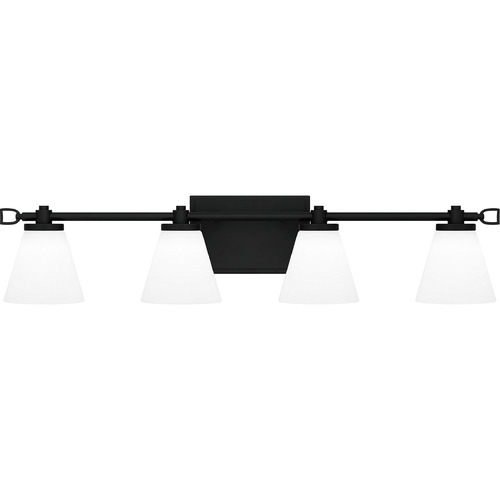 Quoizel Lighting Daniels Matte Black LED Bathroom Light by Quoizel Lighting DNL8629MBK