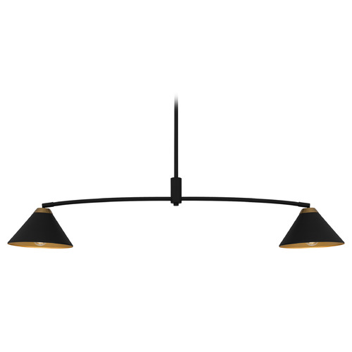 Quoizel Lighting Alscott Matte Black Island Light