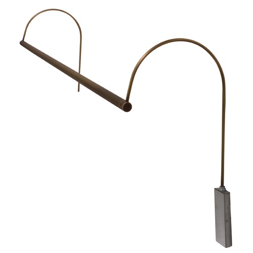 Ultra Slim-Line Antique Brass LED Picture Light by House of Troy Lighting