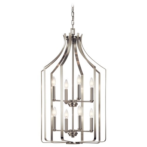 Kichler Lighting Morrigan 8-Light Brushed Nickel Pendant by Kichler Lighting 42498NI