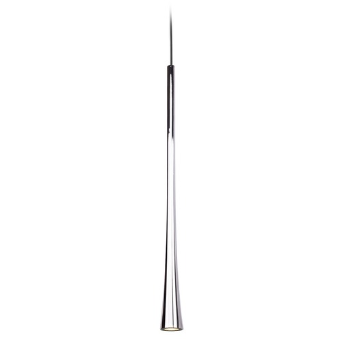 Taper Chrome LED Pendant by Kuzco Lighting