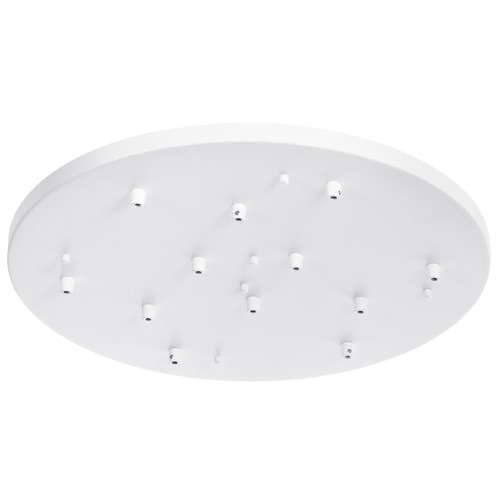 Multi Ceiling Canopy 120V White Ceiling Adaptor by Matteo Lighting