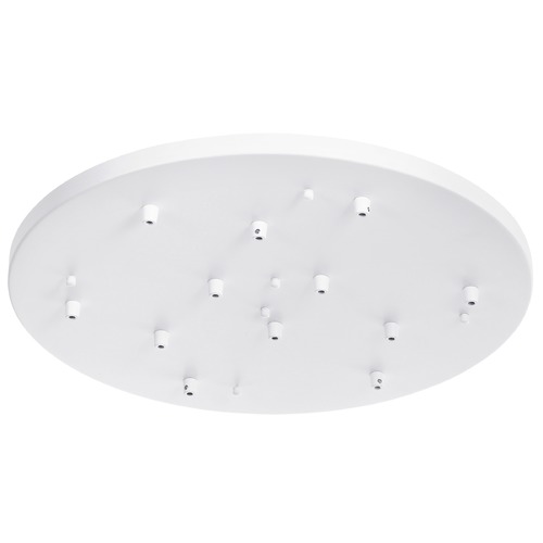 Matteo Lighting Multi Ceiling Canopy 120V White Ceiling Adaptor by Matteo Lighting CP0112WH