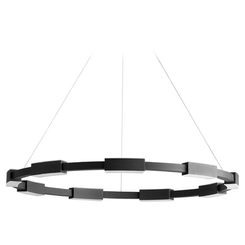 Dieter 32-Inch LED Pendant in Black by Oxygen Lighting