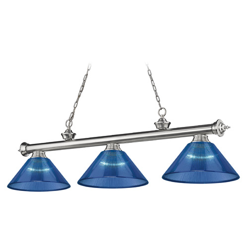 Cordon Brushed Nickel Billiard Light by Z-Lite