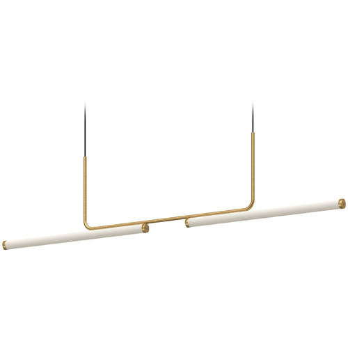 Vesper Brushed Gold LED Linear Light by Kuzco Lighting