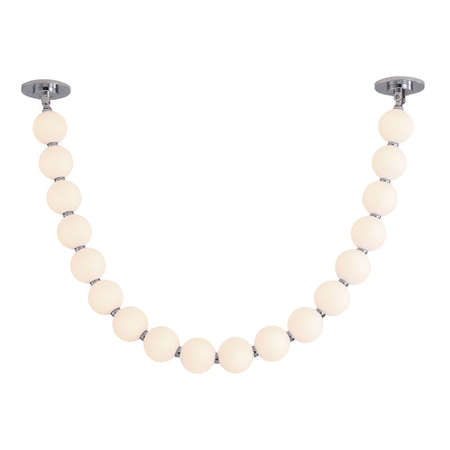 Alora Lighting Akoya Chrome LED Pendant Light with Globe Shade