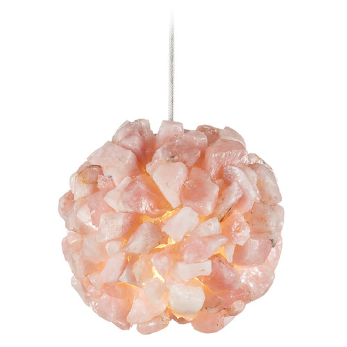 Currey and Company Clio Brass Mini-Pendant Light with Globe Shade