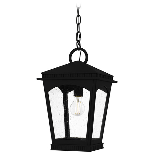 Quoizel Lighting Huck Earth Black Outdoor Hanging Light