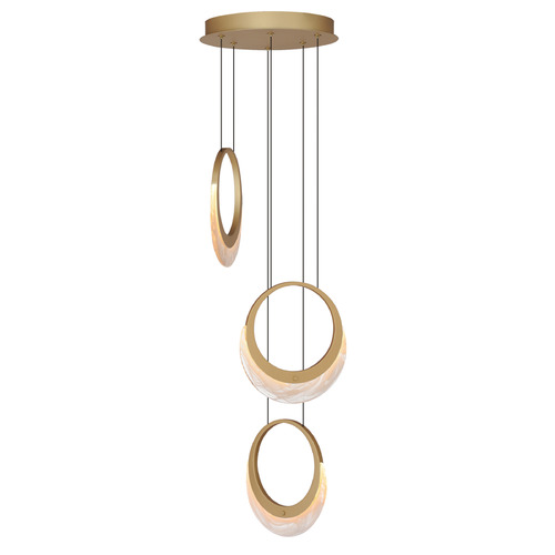 ET2 Lighting Et2 Lyra Gold LED Multi-Light Pendant E23913-112GLD