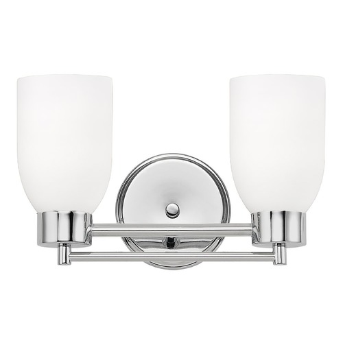 Design Classics Lighting Chrome Bathroom Light 702-26 GL1028D