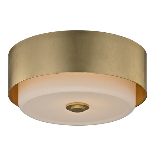 Allure 13-Inch Gold Leaf Flush Mount Light by Troy Lighting