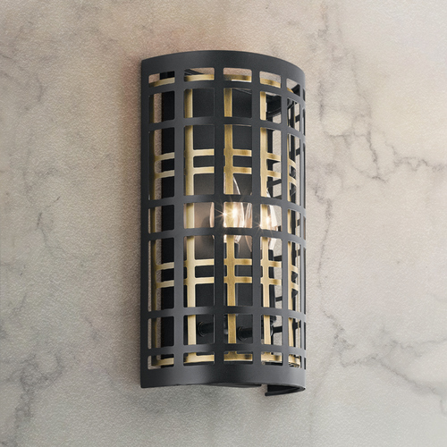 Kichler Lighting Aldergate Black Sconce by Kichler Lighting 44079BK