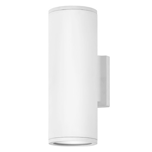 Hinkley Silo Small Up/Down Light Wall Lantern in White by Hinkley Lighting 13594SW-LL