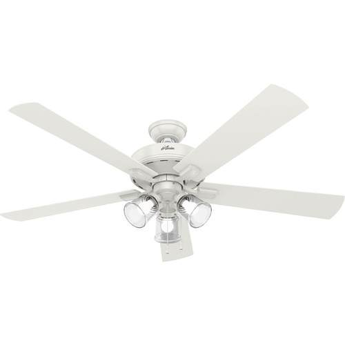 Hunter Fan Company Crestfield Fresh White LED Ceiling Fan by Hunter Fan Company 51103
