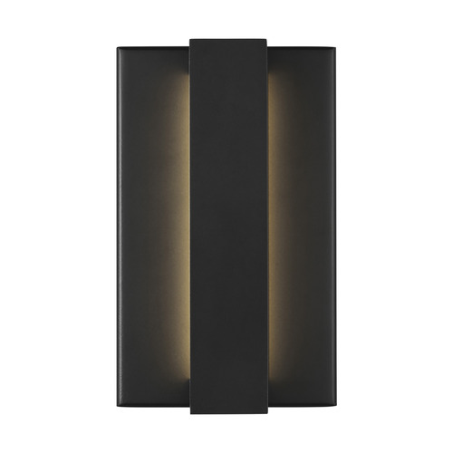 Visual Comfort Modern Collection Sean Lavin Windfall 8-Inch LED Outdoor Wall Light in Black by Visual Comfort Modern 700OWWND8B-LED930