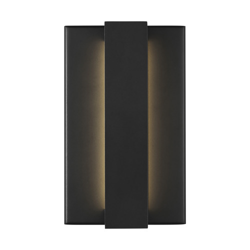 Sean Lavin Windfall 8-Inch LED Outdoor Wall Light in Black by Visual Comfort Modern