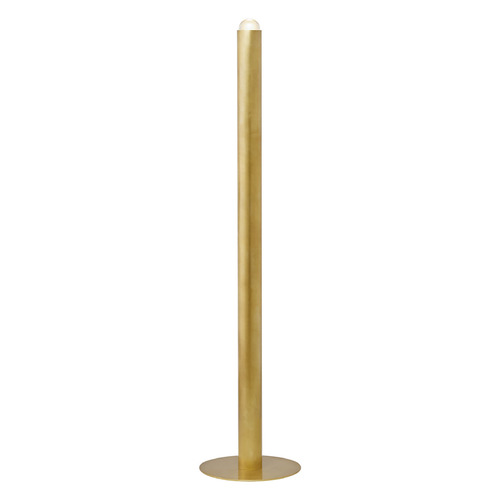 Ebell LED Floor Lamp in Natural Brass by Visual Comfort Modern
