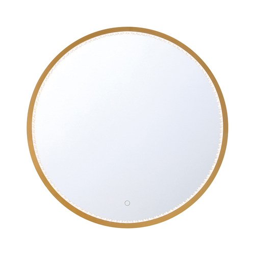 Eurofase Lighting Cerissa 30-Inch Round LED Mirror in Gold by Eurofase 44279-028