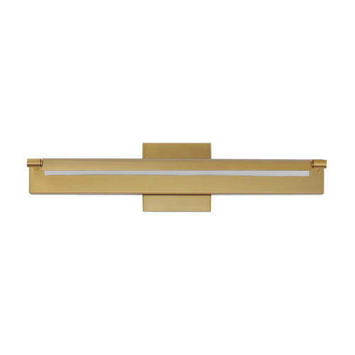 ET2 Lighting Bookkeeper Natural Aged Brass LED Bathroom Light by ET2 Lighting E21392-NAB