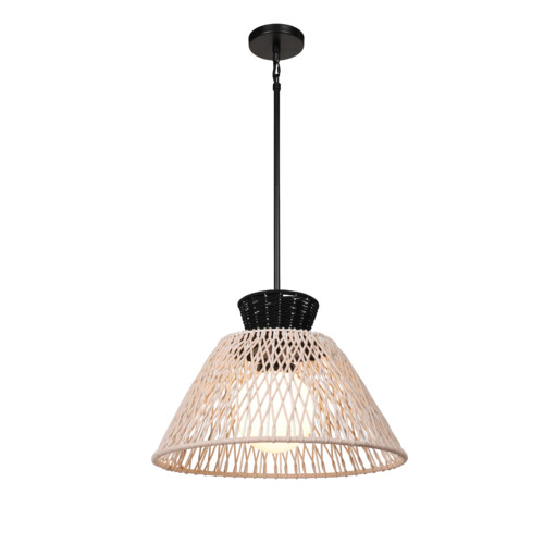 Eurofase Lighting Jelice 24-Inch Outdoor Pendant in Matte Black by Eurofase Lighting 46633-019