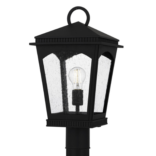 Quoizel Lighting Quoizel Lighting Huck Earth Black Post Light HUK9010EK