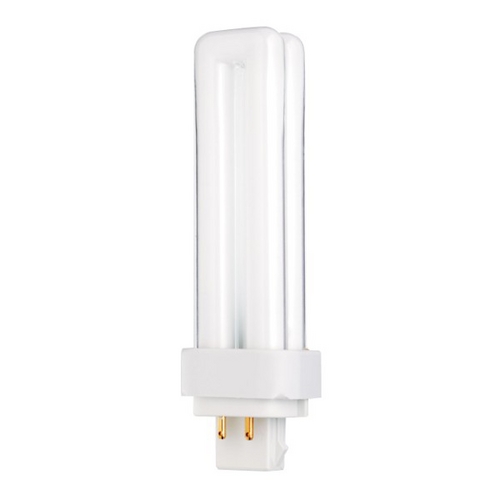 Satco Lighting 18-Watt Quad Tube Compact Fluorescent Light Bulb with G24Q-24 Base S6733