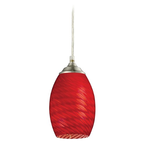 Z-Lite Jazz Brushed Nickel Mini Pendant by Z-Lite 131R-BN