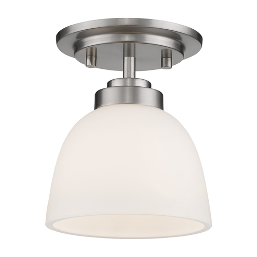 Ashton Brushed Nickel Semi-Flush Mount by Z-Lite