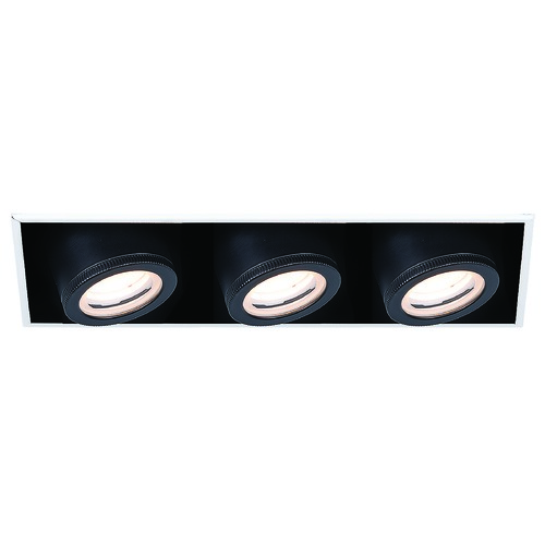 WAC Lighting Silo Multiples White & Black LED Recessed Kit by WAC Lighting MT-4310L-930-WTBK