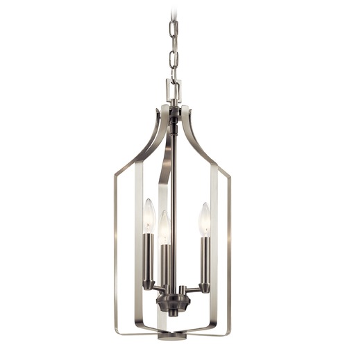 Morrigan 3-Light Brushed Nickel Pendant by Kichler Lighting