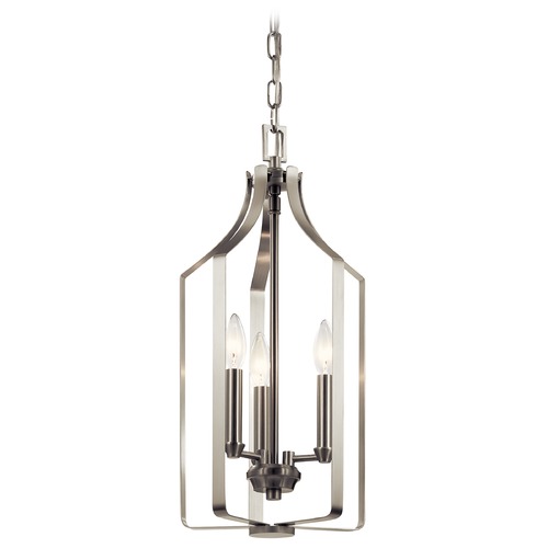 Kichler Lighting Morrigan 3-Light Brushed Nickel Pendant by Kichler Lighting 42499NI