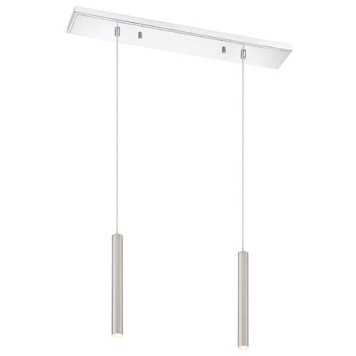 Z-Lite Forest Chrome LED Multi-Light Pendant by Z-Lite 917MP12-BN-LED-2LCH