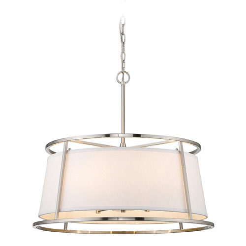 Lenyx Brushed Nickel Pendant by Z-Lite