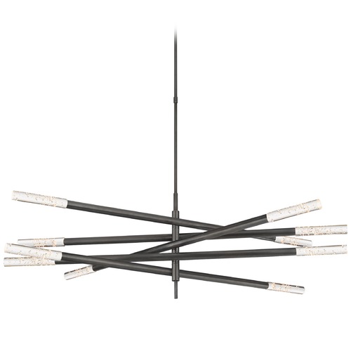 Kelly Wearstler Rousseau Chandelier in Bronze by Visual Comfort Signature