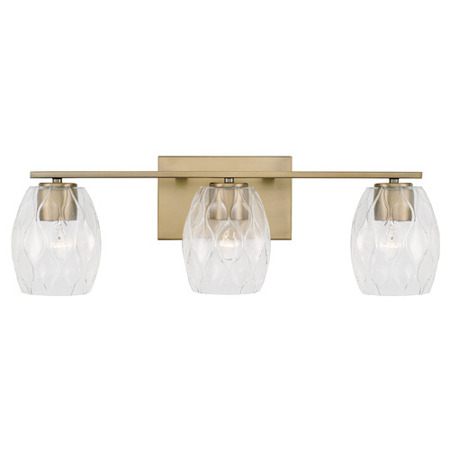 Capital Lighting Lucas 24-Inch Vanity Light in Aged Brass by Capital Lighting 145331AD-525