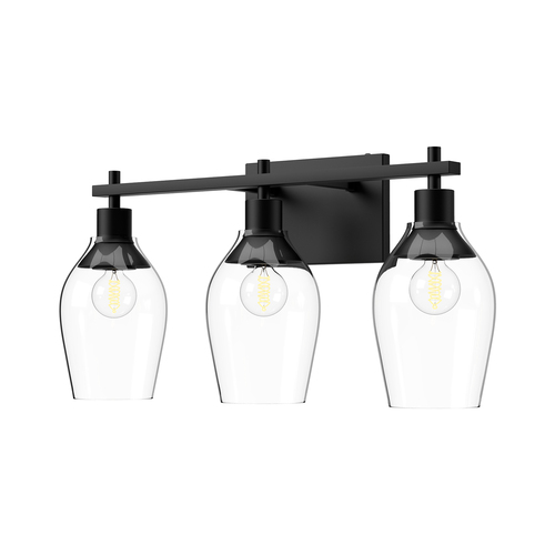 Alora Lighting Kingsley Matte Black Bathroom Light