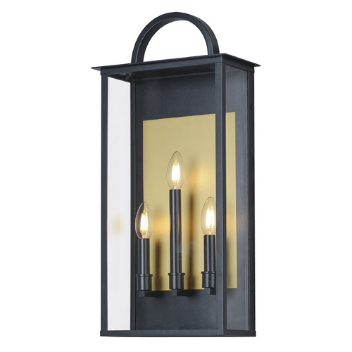 Maxim Lighting Maxim Lighting Manchester Black Outdoor Wall Light 30756CLBK