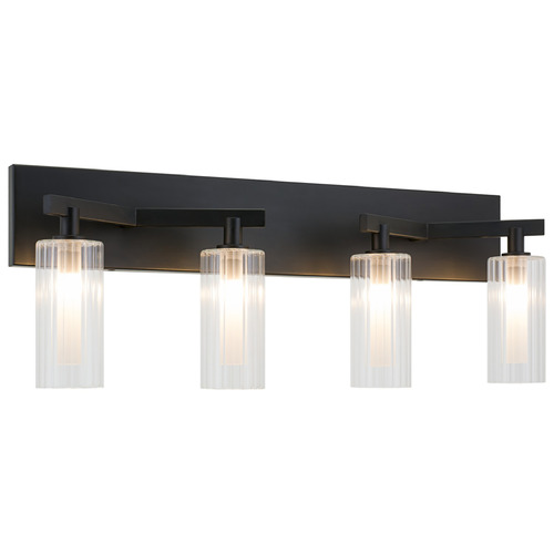 Matteo Lighting Kristof Black LED Bathroom Light