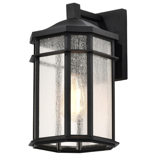 Raiden Matte Black Outdoor Wall Light by Nuvo Lighting